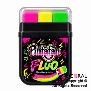 MAQUILLAJE BANDERITA FLUO PINTAFAN 6 GR (680-01)